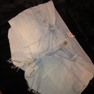 Hollister jean shorts
